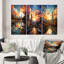 «City Austin Popart», 3 pièces sur toile-1786105011-1786105017