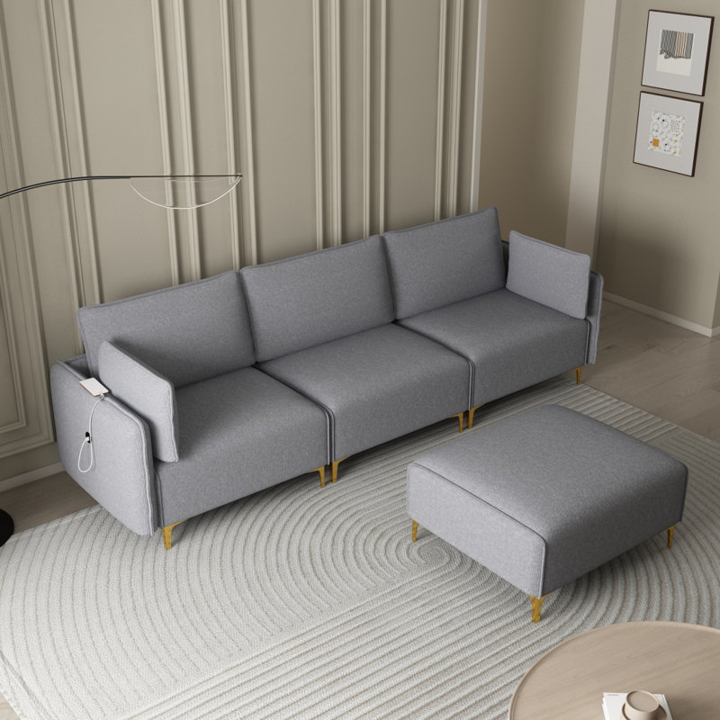 Canapé modulaire en L Chene