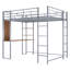 Lit mezzanine double en métal-575785275