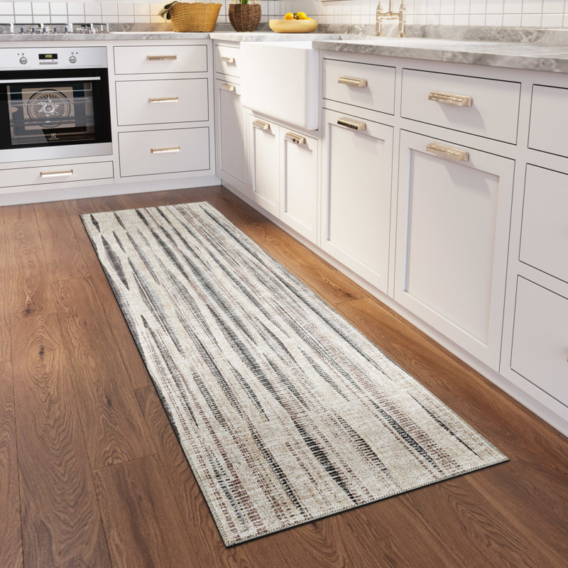 Tapis de couloir ivoire Amiko