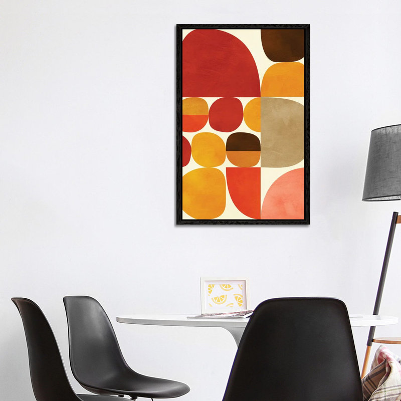 Mid Century Modern V by Ana Rut Bré - Gallery-Wrapped Canvas Giclée on Canvas, Black Framed, 101.6 cm H x 66.04 cm W