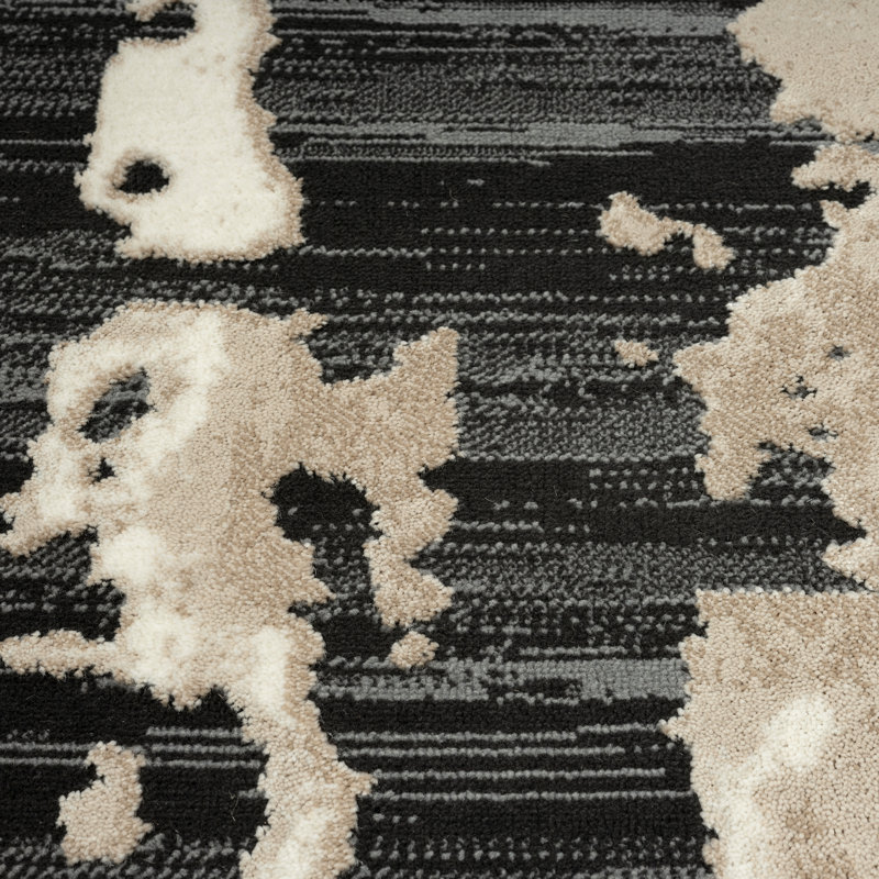 Abani Rugs TER170A Abstract Pattern Area Rug, Rectangle 4' x 6'