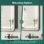 Vintage Arched LED Mirror Cabinet 42 Wx 68 H cm with 3 Shelves
