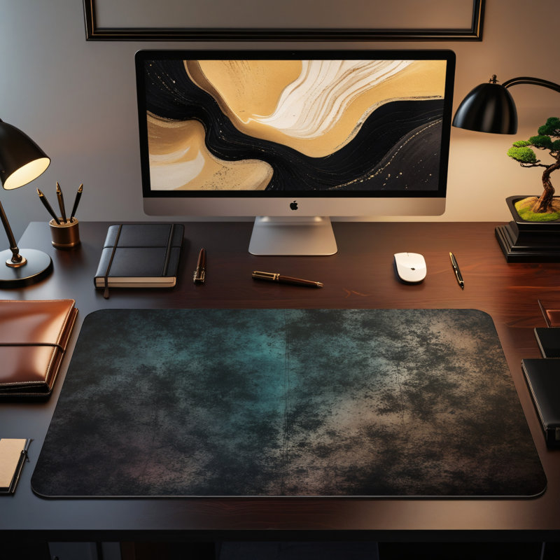 Polyester Desk Pad, 14.4x12.1