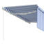 Highland Dunes 250cm W x 87cm D Polyester Cover Retractable Patio Awning