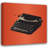 Red Barrel Studio® PI Studio Gallery Wrapped Canvas Art Titled: MCM Typewriter