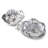 Arthur Court Designs Magnolia Aluminum Serving Bowl