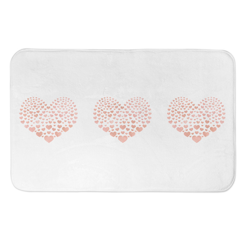 Ferrier Microfiber Foam Non-Slip Bath Rug