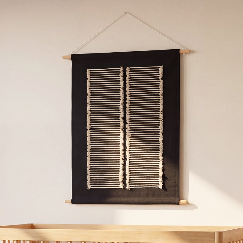 Cotton Hand Woven Abstract Wall Hanging
