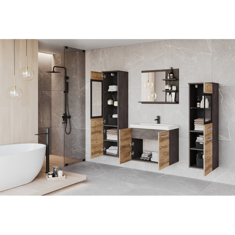 Bathroom Suite, Brown