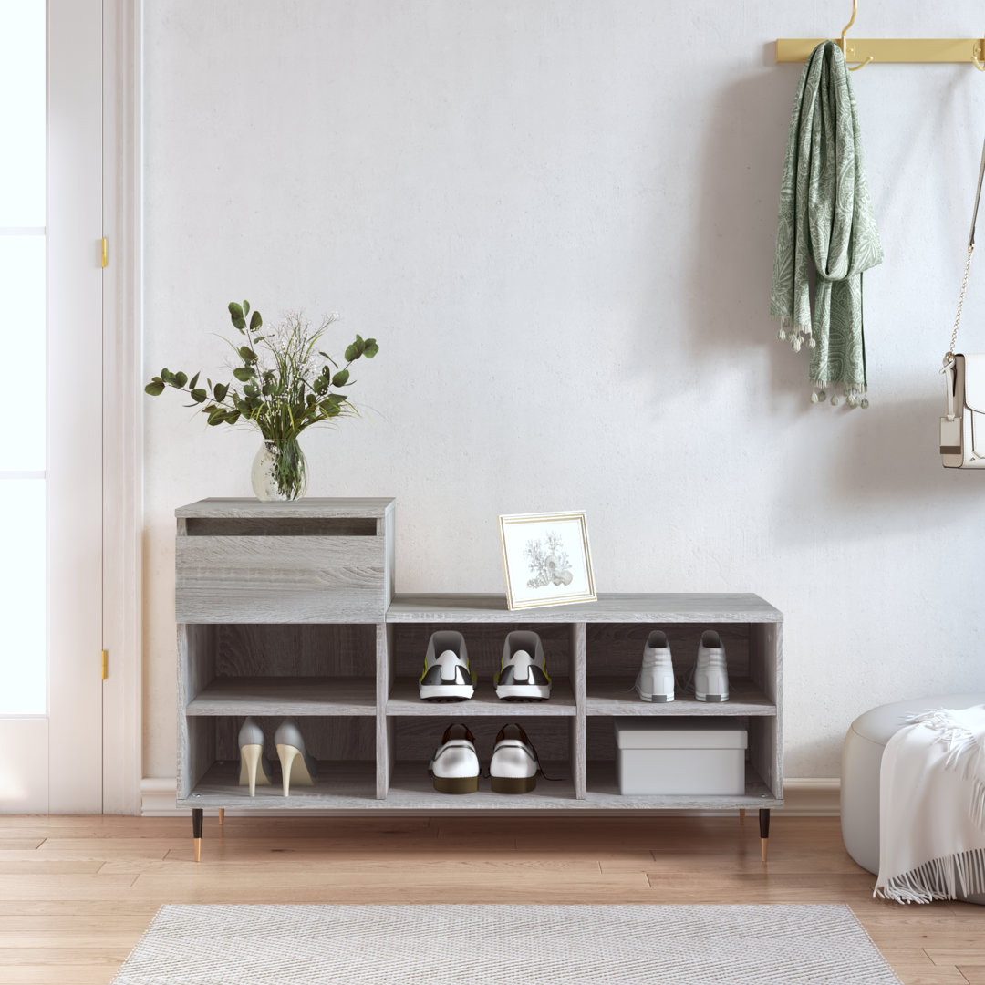 6 Pair Shoe Storage Cabinet