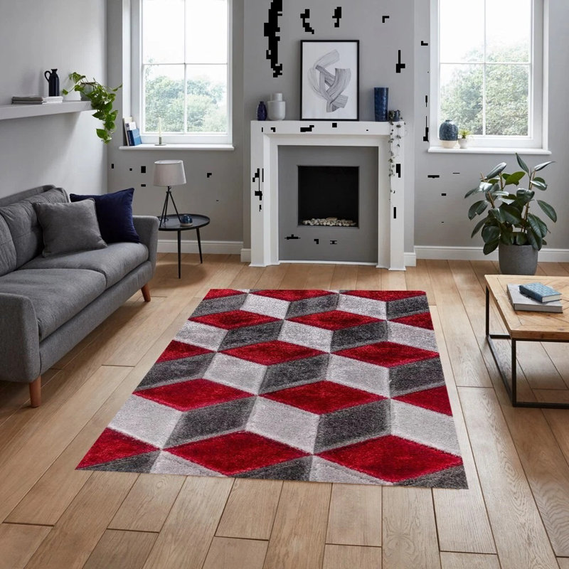 Shag Area Rug, Rectangle 60 x 110 cm