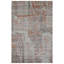 Hand Knotted Abstract Area Rug in Brown/Gray-1259217277