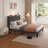 LED Platform Bed with Wing-Back Headboard: Adjustable Light Strip, Built-in Charging & Storage Feature-528171607-528171604