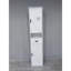Armoire de salle de bain de 69 po de hauteur avec 2 portes de grange et 1 tiroir - couleur rétro, tablettes réglables, grand espace pour la salle de bain, le salon, le vestibule, la cuisine étroite, tablettes différentes-890477906