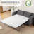4" Cooling Gel Memory Foam Couch Bed Mattress Replacement, Fiberglass-Free & Machine Washable Cover(Sofa Not Included)-789658633