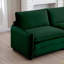 Canapé modulaire surdimensionné confortable 3 pièces, un canapé simple, un canapé 2 places et un canapé 3 places, canapé à assise profonde en velours côtelé