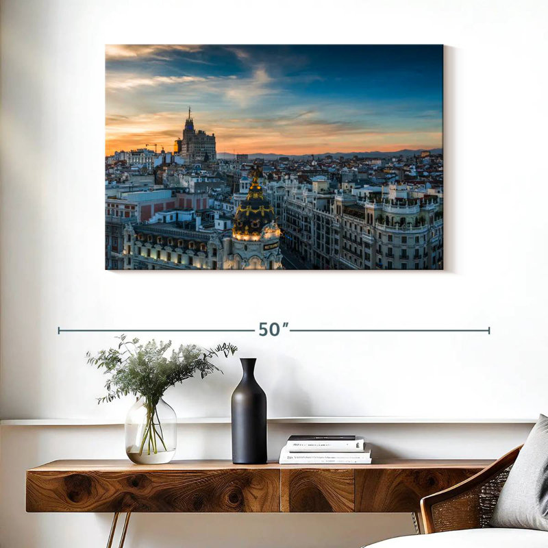 Horizon du crépuscule Sirci Madrid, H 26 po x l 39 po