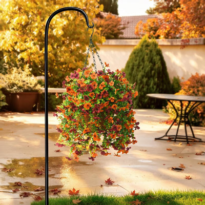 Fleurs d'automne artificielles, tiges florales décoratives artificielles pour la décoration saisonnière intérieure et extérieure