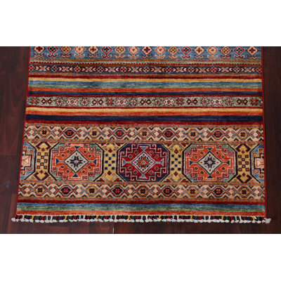 Tapis fait à la main Kazak 3x5