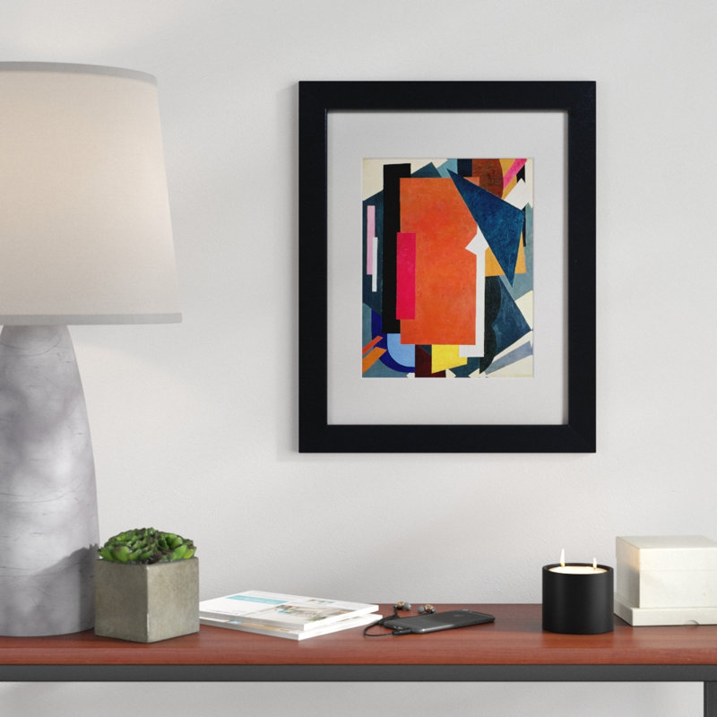 Ormsby Abstract III - Cadre photo, reproduction d'art sur toile, H 20 po x l 16 po x P 0,5 po, Brun