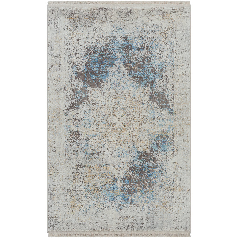 Tapis tissé à la machine Radtke, Rectangle 6 pi 7 po x 9 pi 6 po