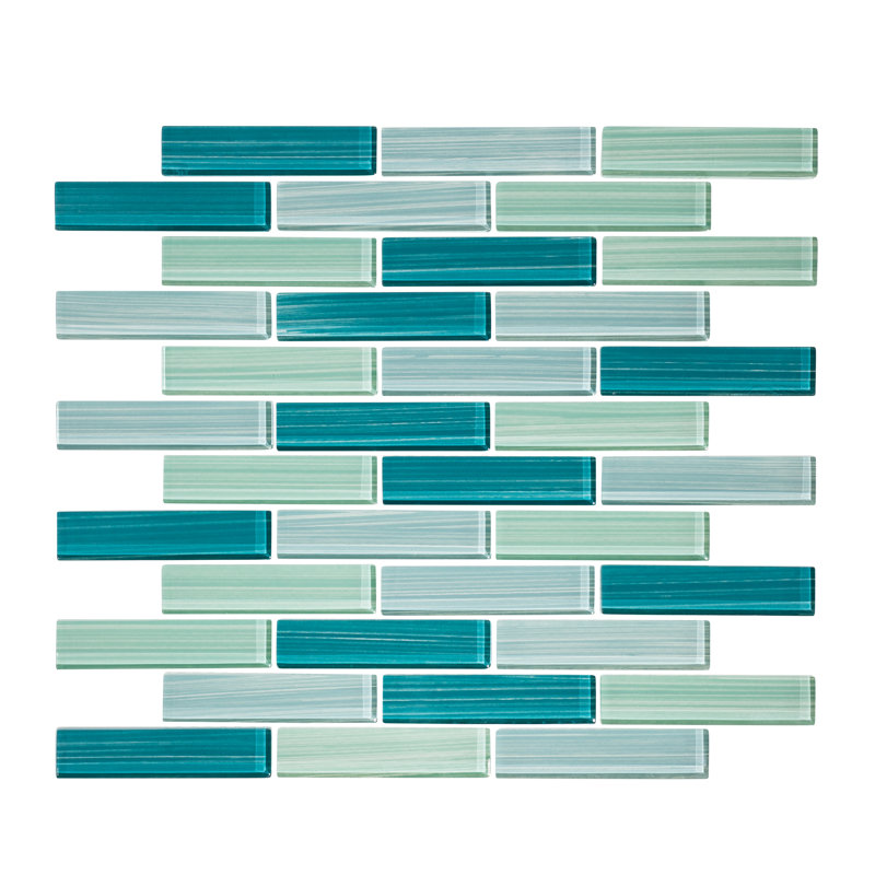1" x 3" Glass Mosaic Tile