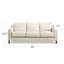 Canapé en cuir véritable 84 po Pearlena Korban-1488553718