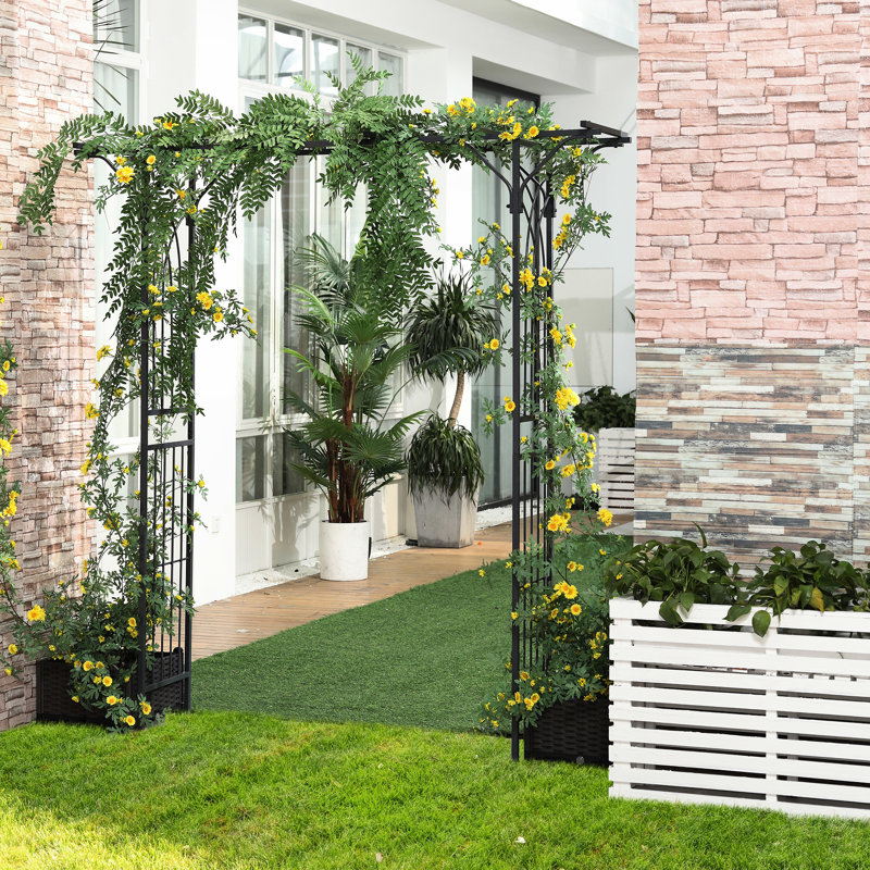 Arche de jardin en métal Outsunny
