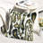 Wild Cat Animal Print Faux Fur Pillow Cover-2085081930