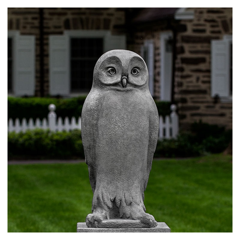 Dr. Hoo Statue, Aged Limestone