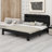 Platform Bed Frame With Storage LED Light Headboard And 2 USB , Large Under Bed Storage-2058397788-2058397778