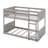 Twin Over Twin Floor Bunk Bed-393502640