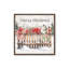 «Merry Christmas Fence» par Nicole DeCamp, reproduction d'art-322331168-322331183-322331179