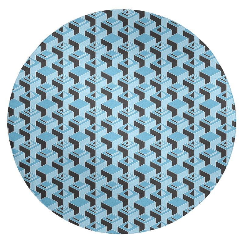 Chenille Geometric Indoor Rug, Runner 2'5" x 8'