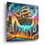 «Steam Punk Ship In Chicago» par Rey Klimt, art mural en verre acrylique-351456435