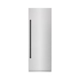 ZLINE Autograph 30 in. Column Refrigerator with Graphite Gray Interior and Champagne Bronze Accents
