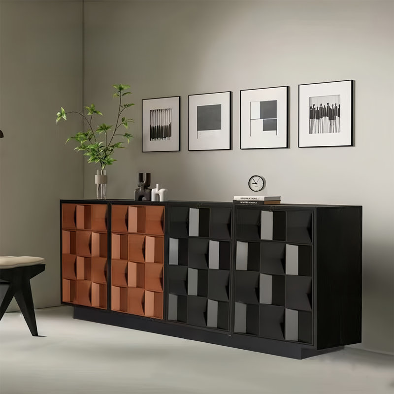 Nordic painted multi-functional dining cabinet
