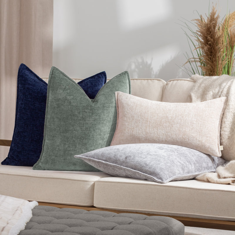 Buxton Square Cushion, Blue