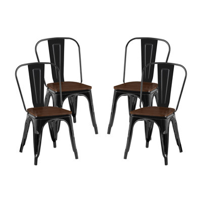 Kalino 18'' H Metal Stacking Side Chair