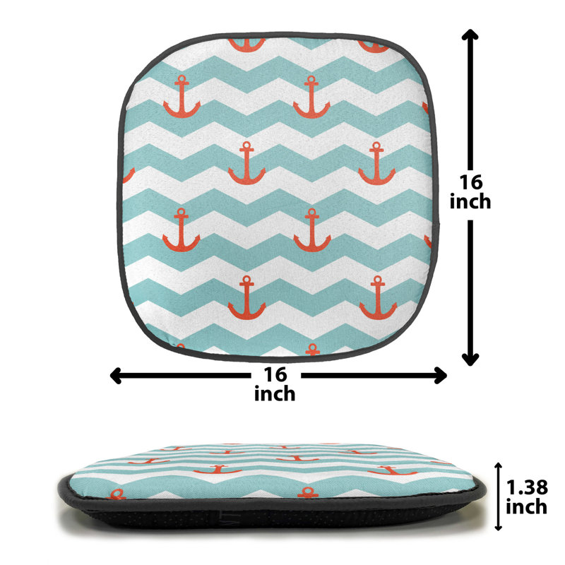 Outdoor 1.38'' Dining Chair Seat Cushion
