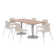 72" L Rectangular Breakroom Table and Chair Set