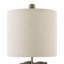 20.75" Bronze Fishing Bear Resin Table Lamp With Shade