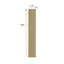 Planche de vinyle de luxe 5 mm 20 mil 7 po x 48 po Rising Sun-134465553