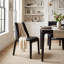 Chaise d'appoint rembourrée en cuir avec siège rembourré et siège en cuir entièrement assemblé-123277728-119461278-117454506