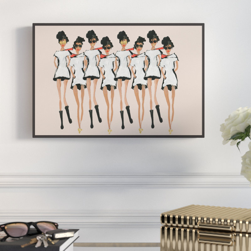 « here we », reproduction d’art sur toile encadrée, 40 po x 60 po