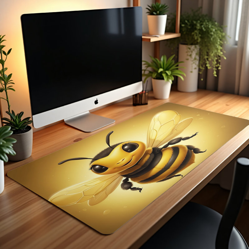 Polyester Desk Pad, 14.4x12.1