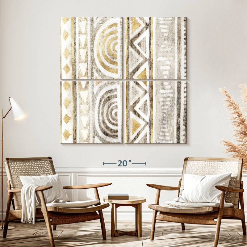 Ancient Treasure I, 57" H x 57" W