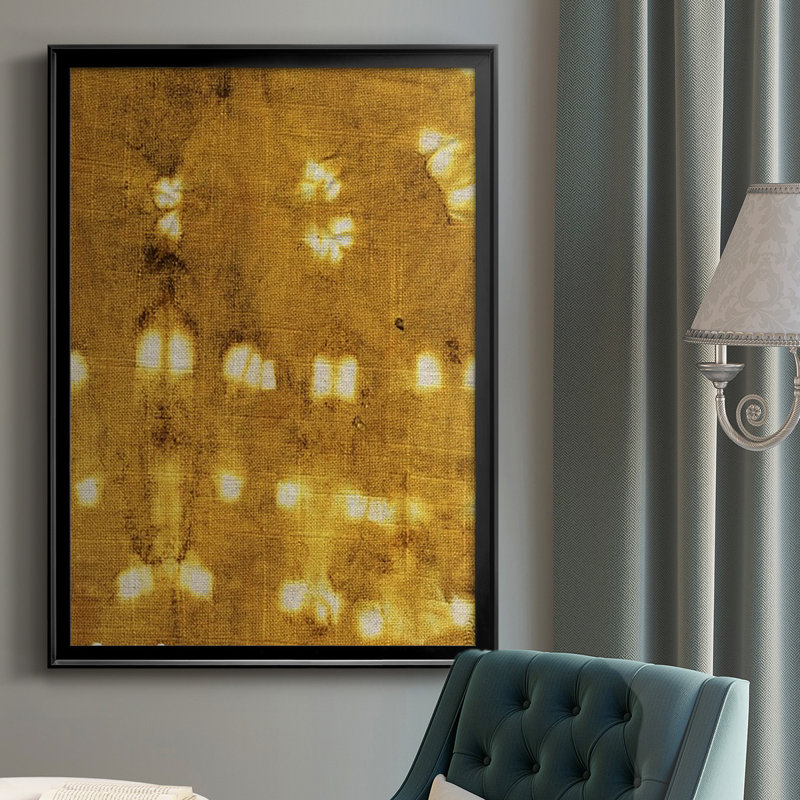 Turmeric Sunrise I, reproduction encadrée de qualité supérieure, prête à être accrochée, Cadre noir