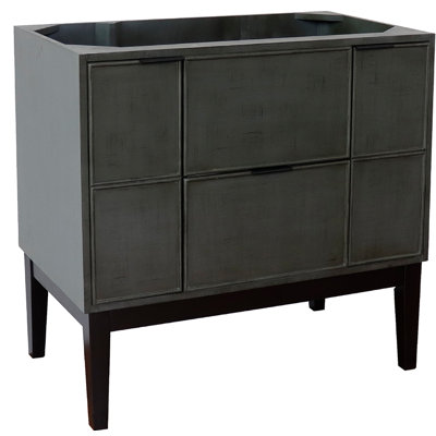Base de meuble-lavabo simple 36 po Scandi seulement